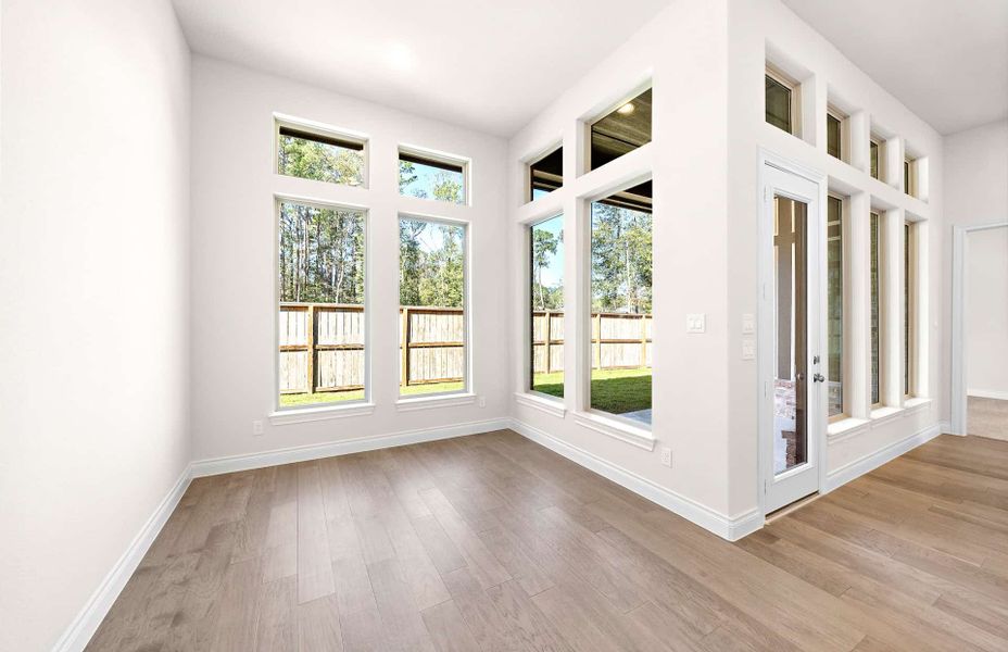 Representative unfurnished interior of a home built from the 2464 by Ravenna Homes in The Highlands 55′, Porter (Image 26). Representative unfurnished interior of a home built from the 2464 by Ravenna Homes in The Highlands 55′, Porter (Image 26).