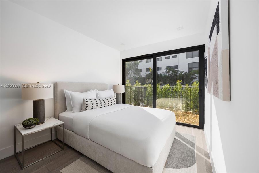 Furnished interior view inside a new home in , Key Biscayne (Image 13).
