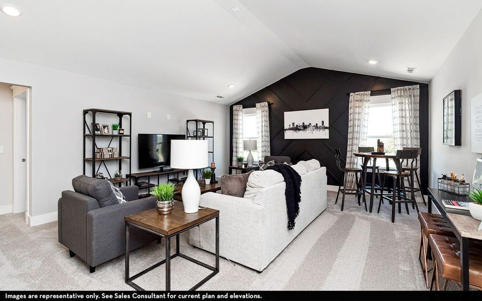 Furnished interior view inside a new home in Aden Woods, Fairview (Image 42). Furnished interior view inside a new home in Aden Woods, Fairview (Image 42).