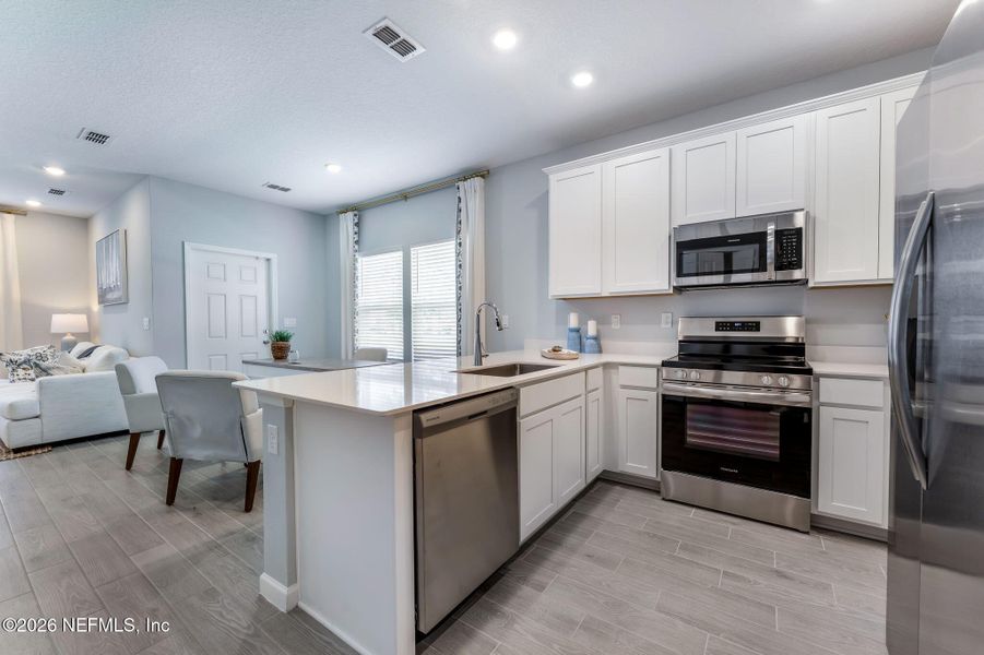 Furnished interior view inside a new home in , St. Augustine (Image 32).
