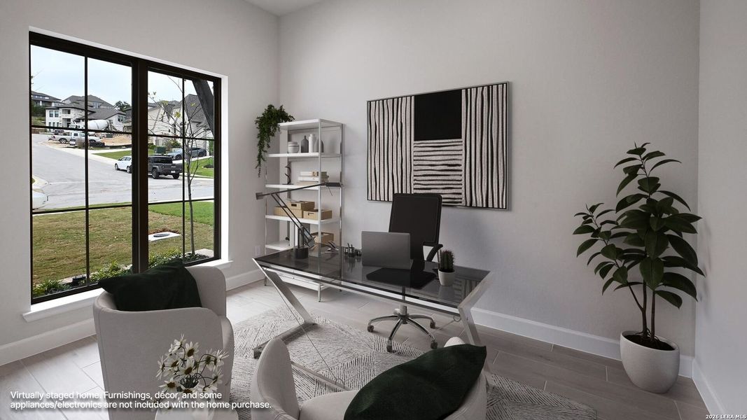 Furnished interior view inside a new home in Johnson Ranch, Bulverde (Image 13).
