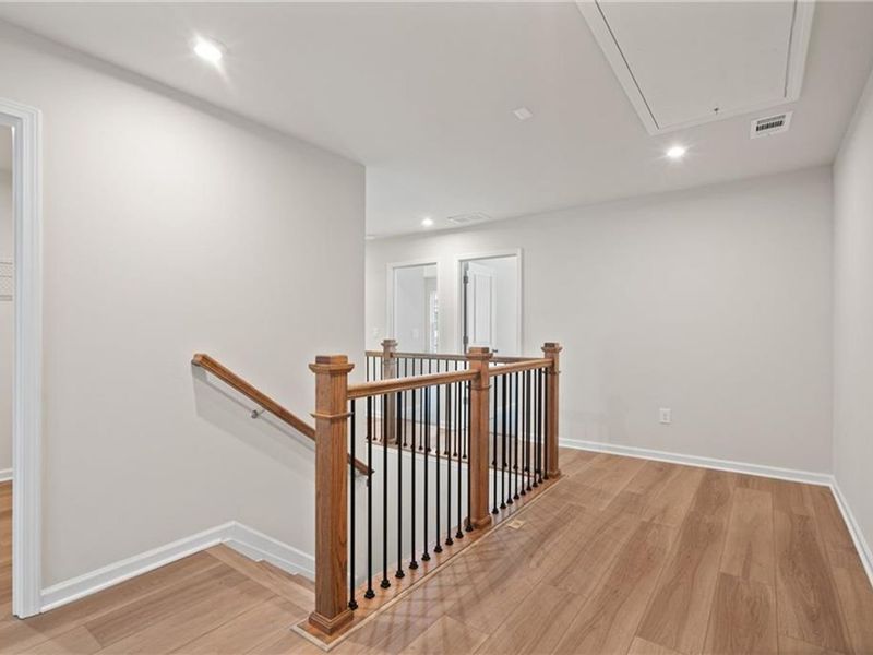 Spacious, unfurnished interior of a new home in The Village at Shallowford, Kennesaw (Image 22).