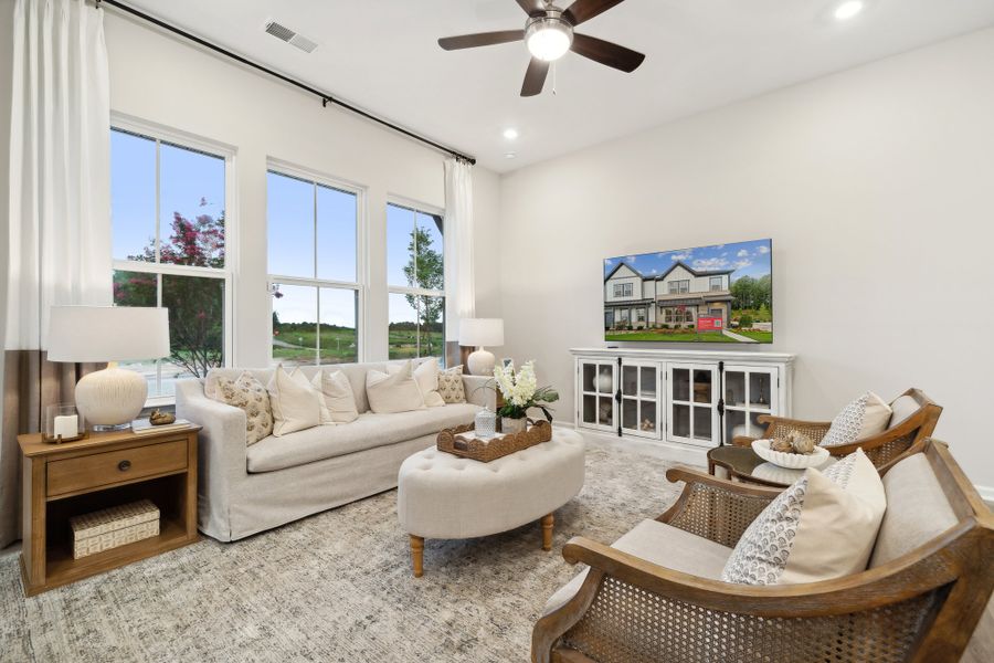 Furnished interior view inside a new home in Ridge at Sugar Creek, Indian Land (Image 3).