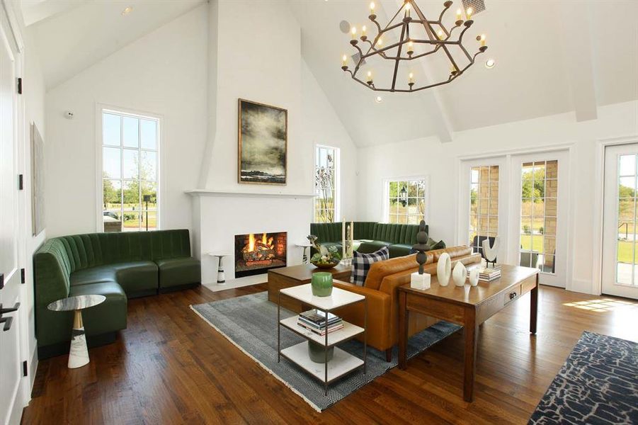 Furnished interior view inside a new home in Cambridge Crossing, Celina (Image 3).