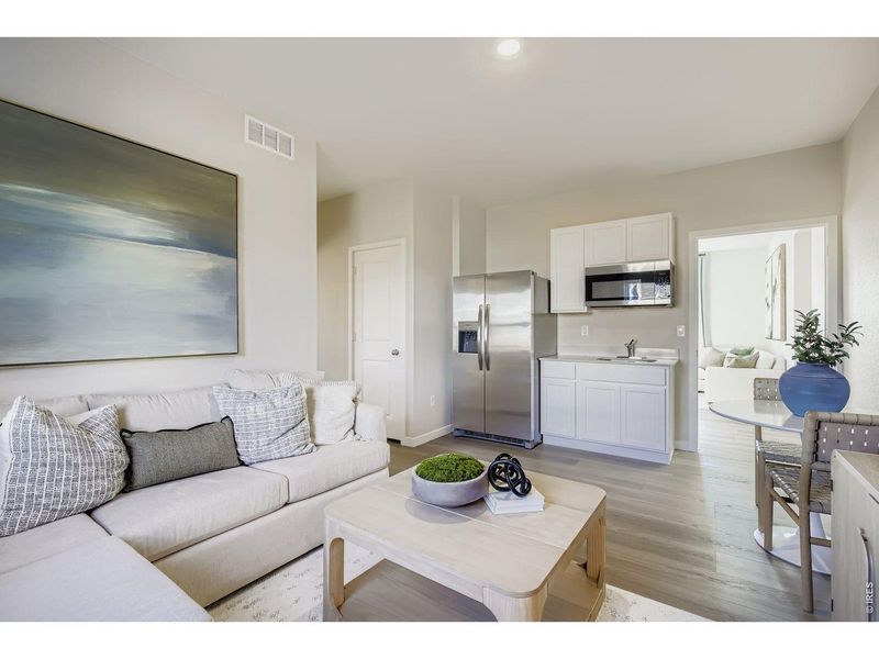Furnished interior view inside a new home in Prairie Song, Windsor (Image 10).
