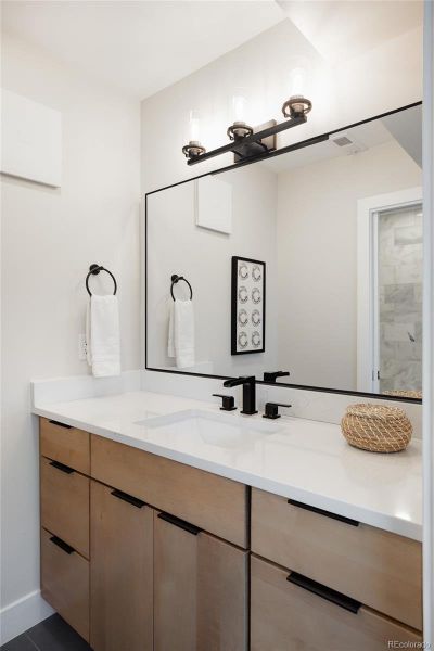 Furnished interior view inside a new home in , Denver (Image 10).