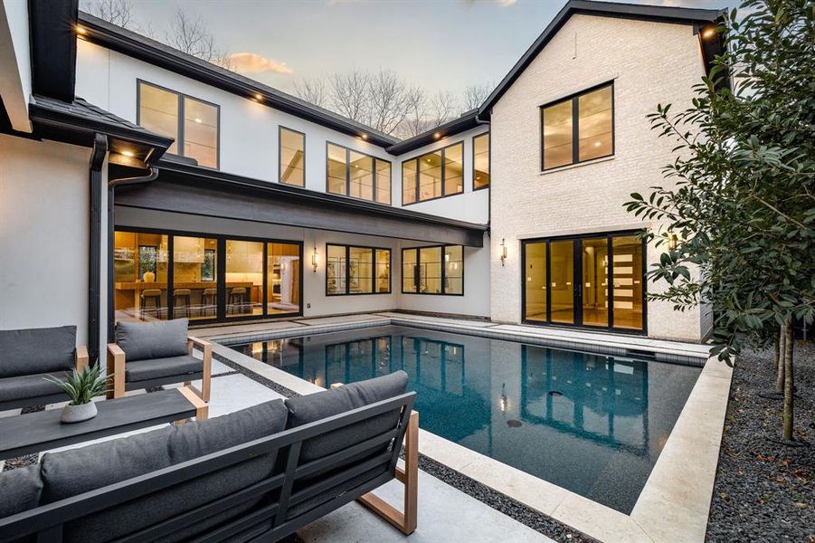 Exterior details and patio area of a home in , Dallas (Image 24). Exterior details and patio area of a home in , Dallas (Image 24).