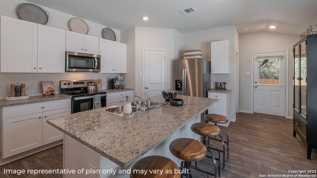Furnished interior view inside a new home in Redbird Ranch, San Antonio (Image 20).
