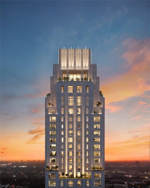 The Ritz-Carlton Residences, Houston is composed of 45 stories with 112 private residences positioned above The Ritz-Carlton hotel, which features 156 hotel keys. Residents enjoy a dedicated full floor of exclusive amenities, along with access to all hotel offerings, including The Ritz-Carlton’s world-class spa.