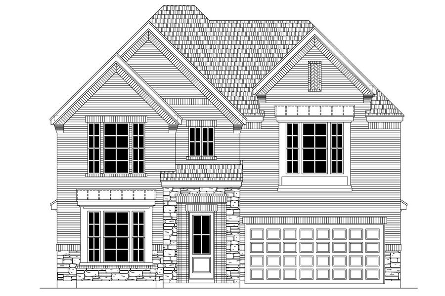 Representative rendering of the exterior for the Syndey by Landon Homes (Image 22).