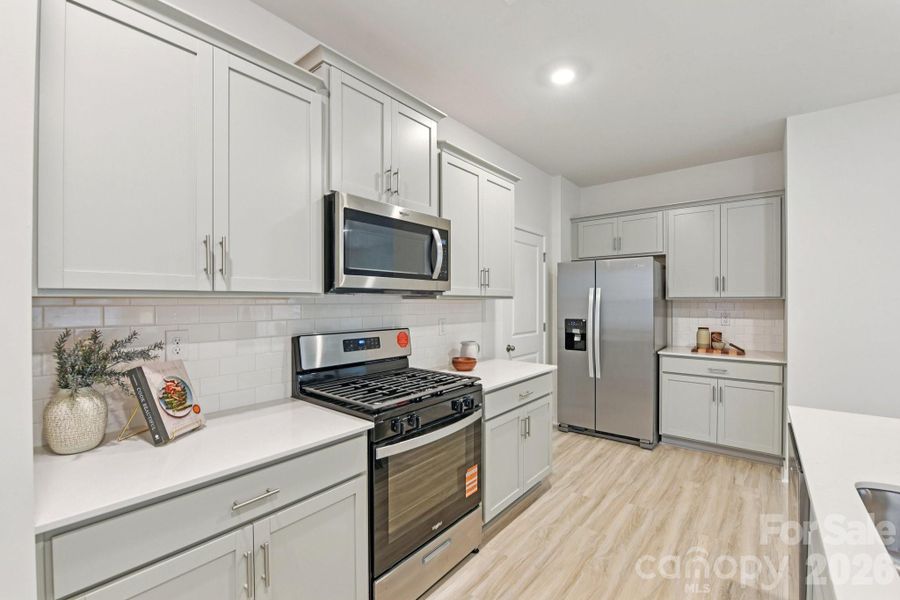 Furnished interior view inside a new home in The Hamptons at Hickory, Hickory (Image 8).