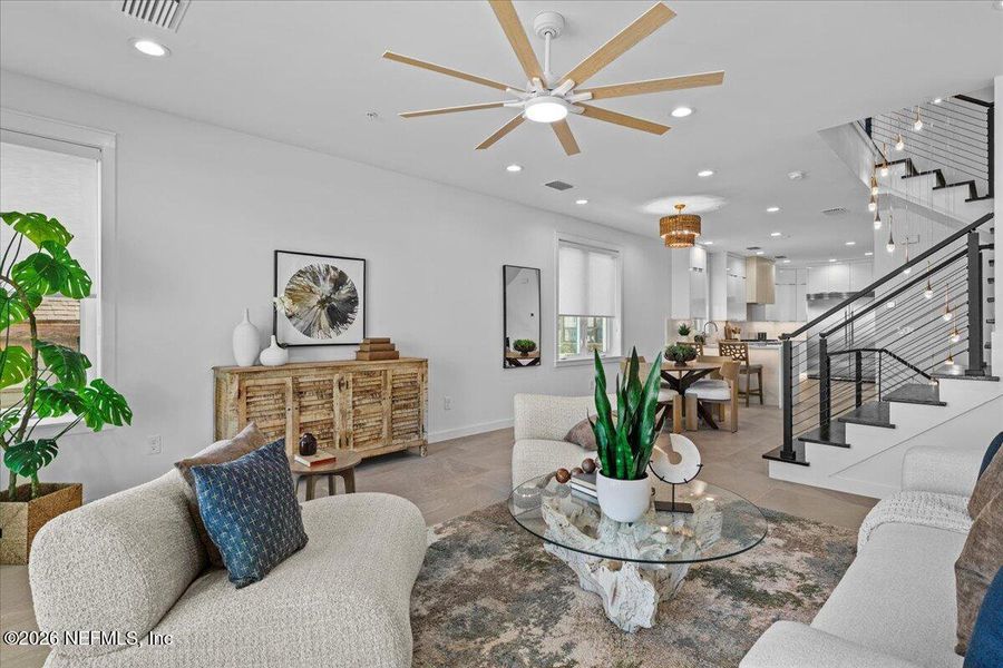 Furnished interior view inside a new home in , Jacksonville Beach (Image 36).