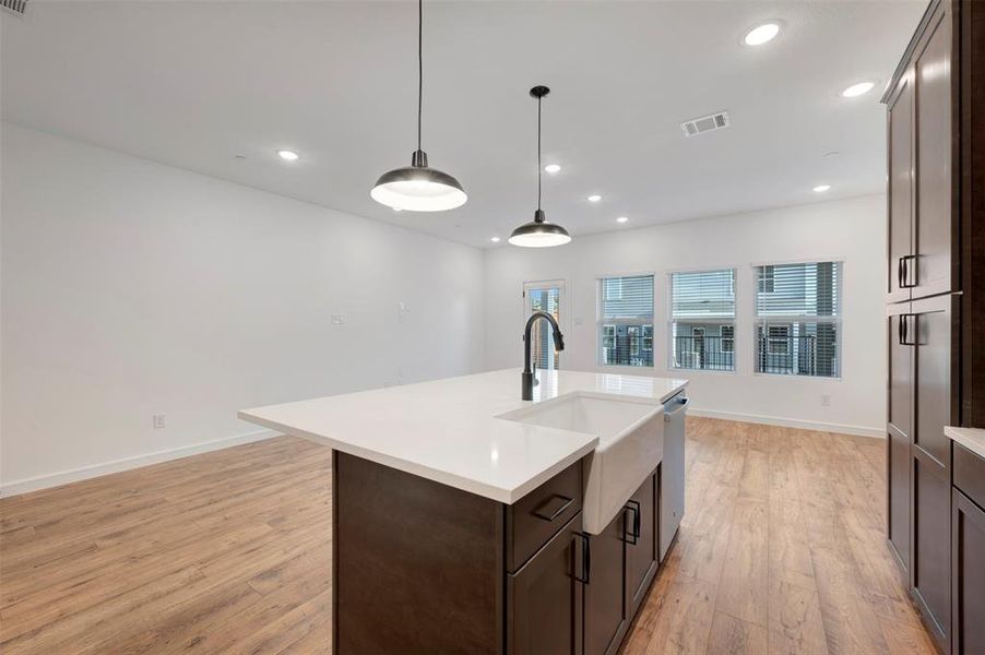 Furnished interior view inside a new home in Providence Commons, Providence Village (Image 8).