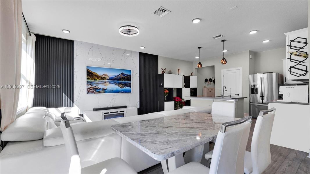 Furnished interior view inside a new home in , Lauderdale Lakes (Image 32).