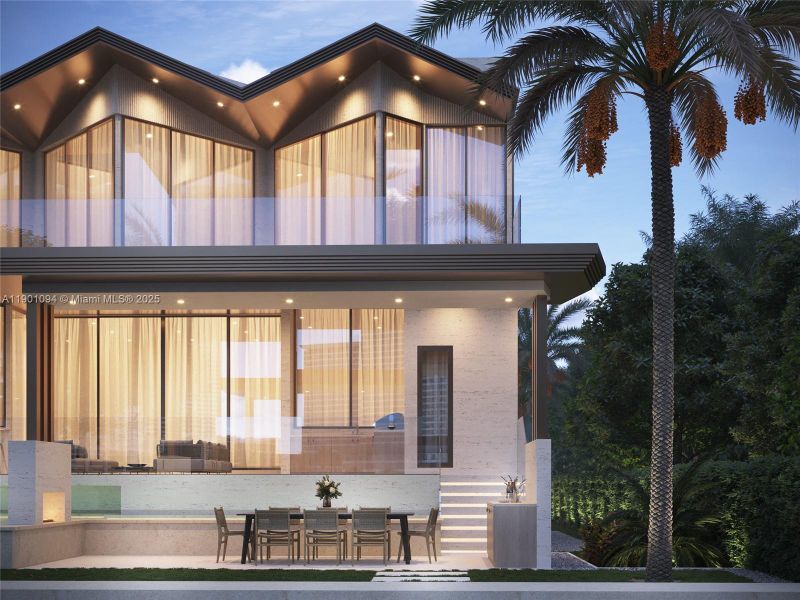 Front exterior of a new home in , Golden Beach, FL, highlighting curb appeal (Image 2). Front exterior of a new home in , Golden Beach, FL, highlighting curb appeal (Image 2).