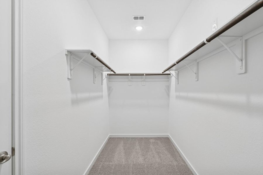 Primary walk-in closet