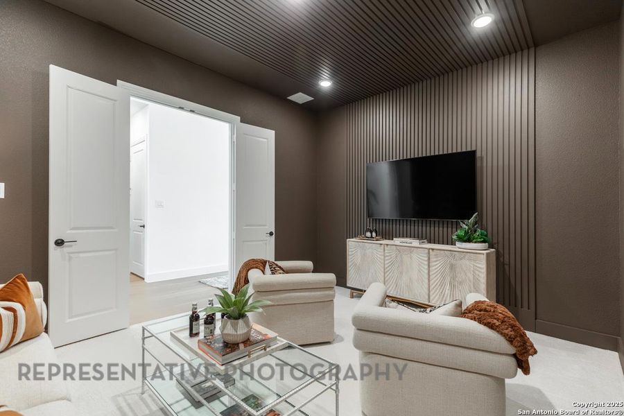 Furnished interior view inside a new home in The Ranches at Creekside, Boerne (Image 16). Furnished interior view inside a new home in The Ranches at Creekside, Boerne (Image 16).