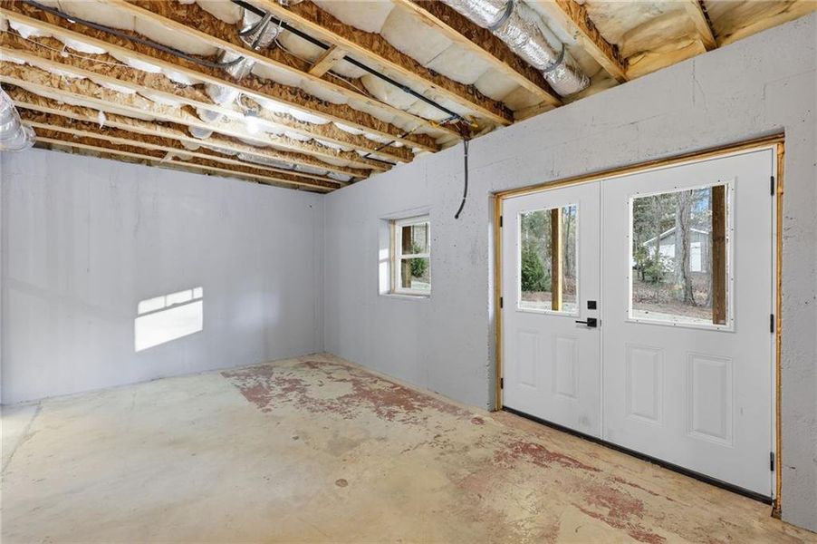 In-progress construction of a new home in , Buford, GA (Image 65).