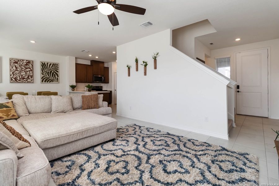 Furnished interior view inside a new home in , San Antonio (Image 7). Furnished interior view inside a new home in , San Antonio (Image 7).