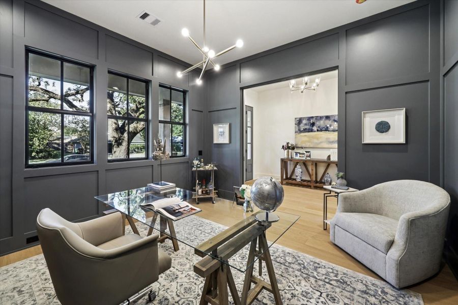 Furnished interior view inside a new home in , Houston (Image 36).