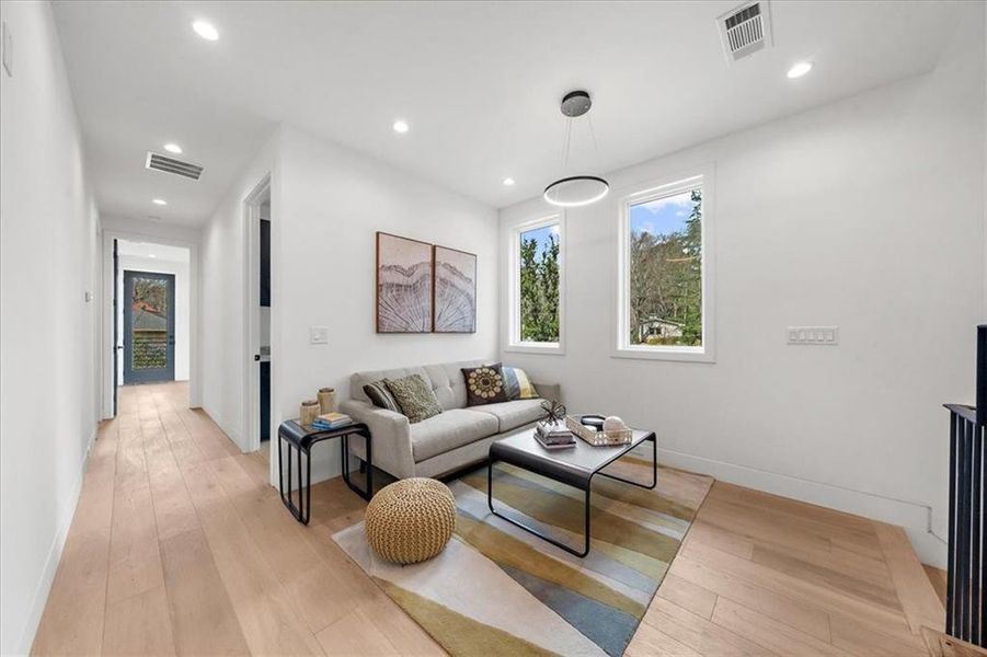Furnished interior view inside a new home in , Atlanta (Image 66).