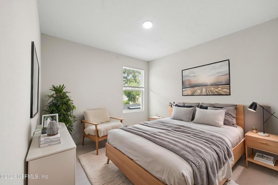 Furnished interior view inside a new home in , Jacksonville (Image 13).