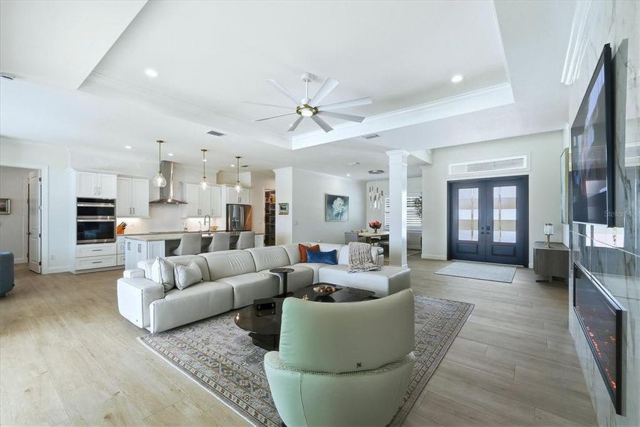 Furnished interior view inside a new home in , Placida (Image 44).