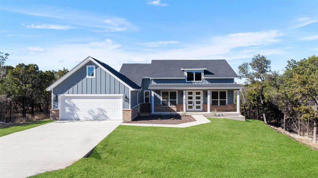 Front exterior of a new home in , Temple, TX, highlighting curb appeal (Image 26).