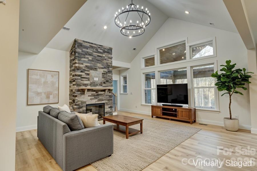 Furnished interior view inside a new home in , Bessemer City (Image 5).