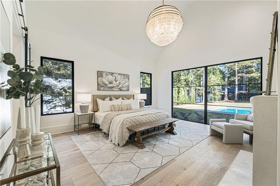Furnished interior view inside a new home in , Alpharetta (Image 46).