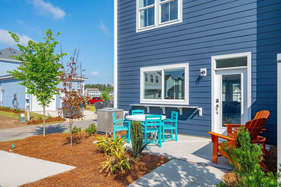Exterior details and patio area of a home in Nexton, Summerville (Image 4).
