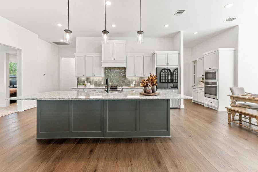 Furnished interior view inside a new home in , Conroe (Image 43).