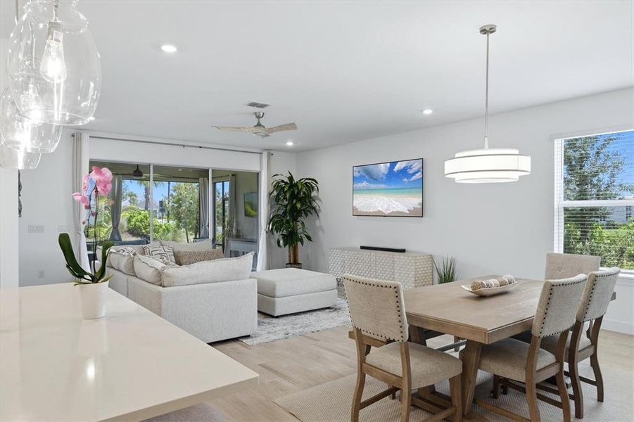 Furnished interior view inside a new home in , Palmetto (Image 16). Furnished interior view inside a new home in , Palmetto (Image 16).