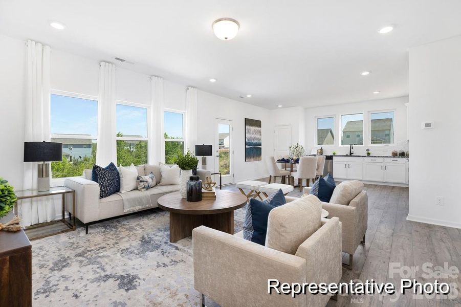 Furnished interior view inside a new home in Autumn Ridge, High Shoals (Image 7).