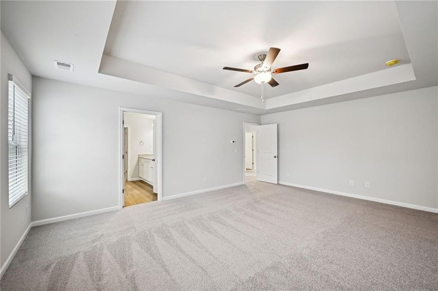 Spacious, unfurnished interior of a new home in The Hills at Cedar Creek, Winder (Image 47).