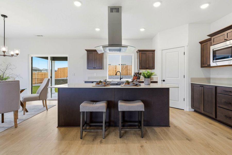 Representative furnished interior of a home built from the Metolius by MonteVista Homes in Rosengarth Estates, Bend (Image 11). Representative furnished interior of a home built from the Metolius by MonteVista Homes in Rosengarth Estates, Bend (Image 11).