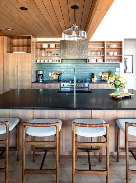 Furnished interior view inside a new home in Hye Springs Ranch, Hye (Image 25).