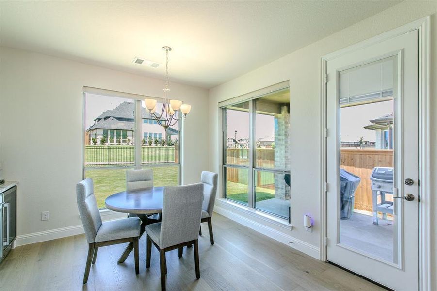 Furnished interior view inside a new home in , Midlothian (Image 16). Furnished interior view inside a new home in , Midlothian (Image 16).