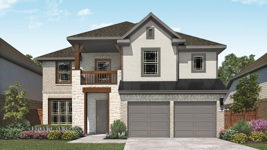 Elevation 3 -  Mimosa Floor Plan