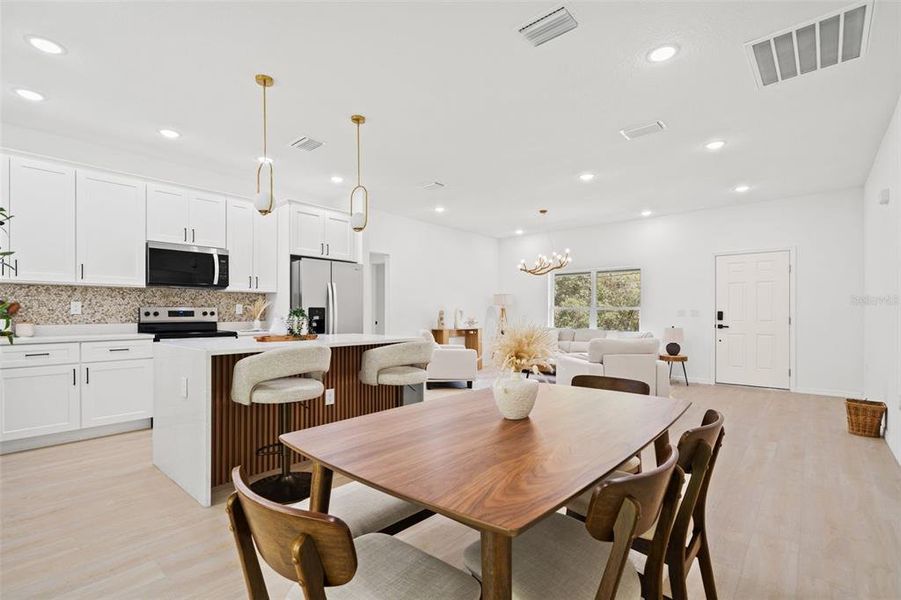 Furnished interior view inside a new home in , Citrus Springs (Image 13).