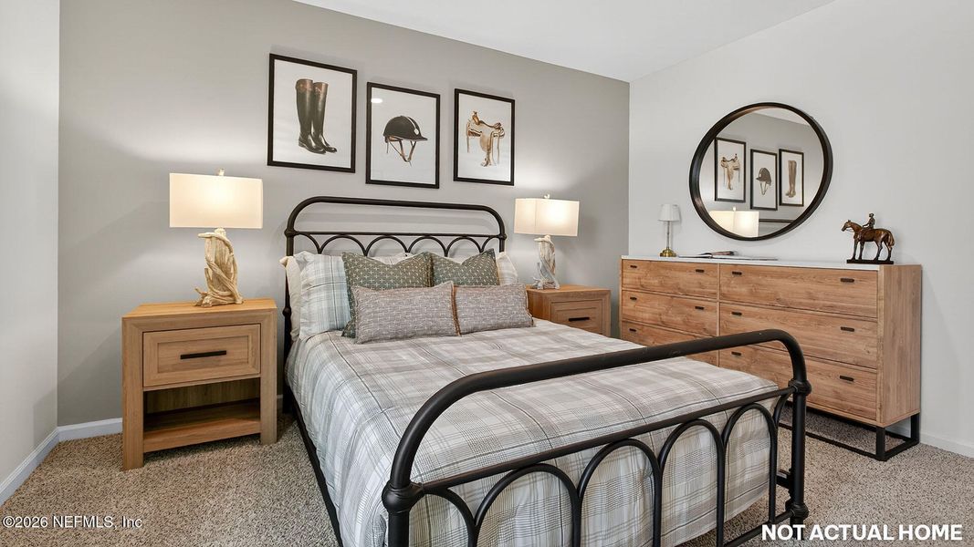 Furnished interior view inside a new home in Sawmill Branch, Palm Coast (Image 19).