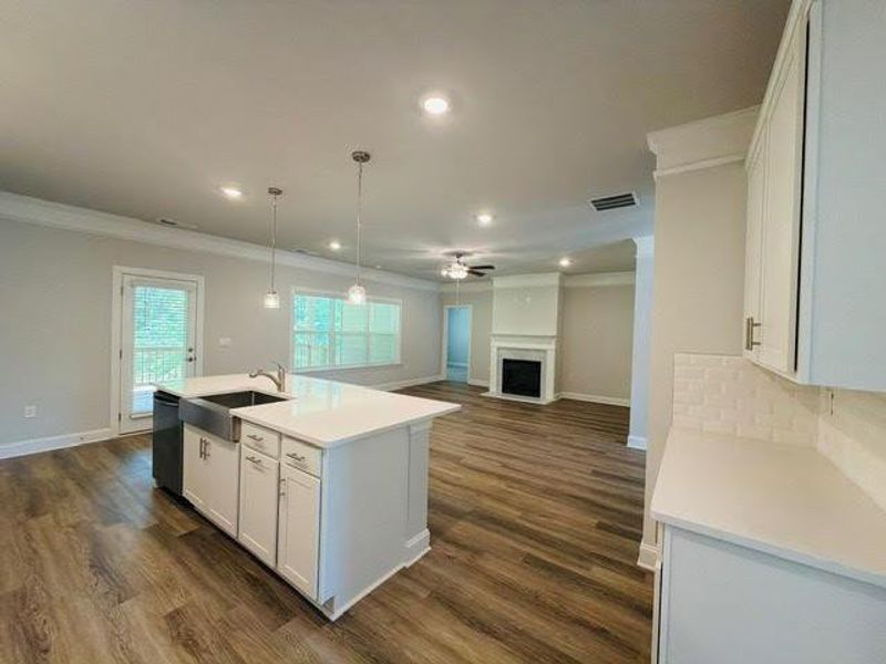Furnished interior view inside a new home in Tuscany Hills, Douglasville (Image 8).
