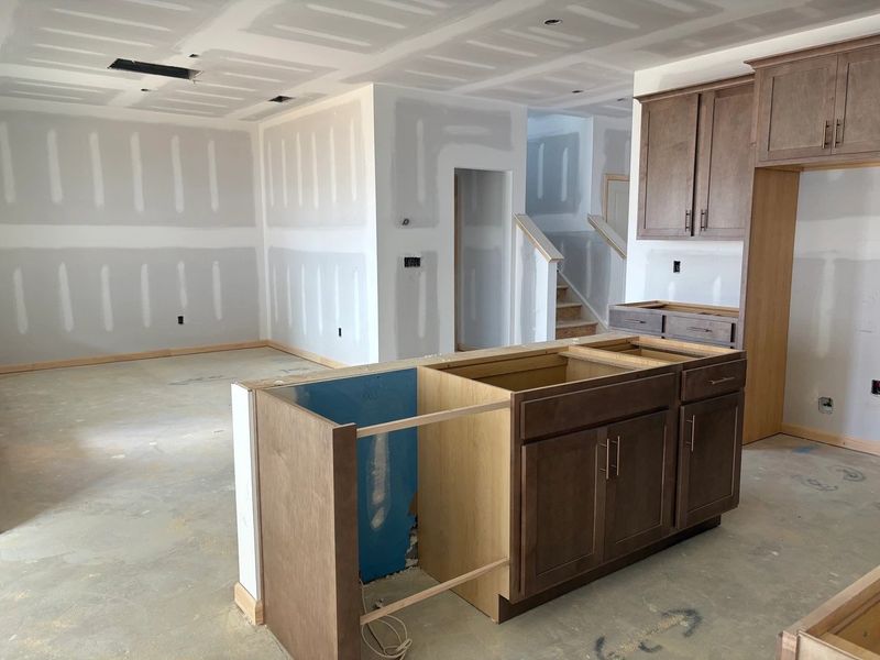 In-progress construction of a new home in Crescent Mills, Wilson's Mills, NC (Image 10).