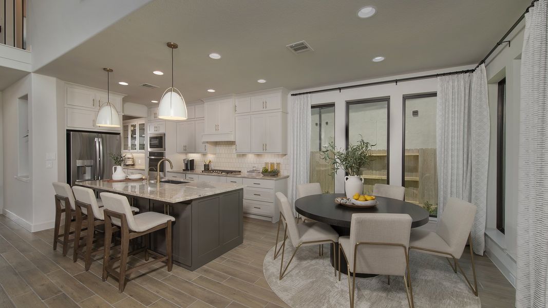Furnished interior view inside a new home in Juniper Springs, Lockhart (Image 6).
