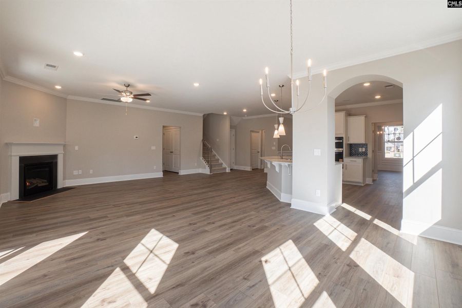 Spacious, unfurnished interior of a new home in The Cove, Sumter (Image 36).