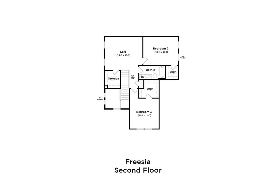 2D floor plan layout of this home in Spring Branch, Smyrna, TN (Image 3).