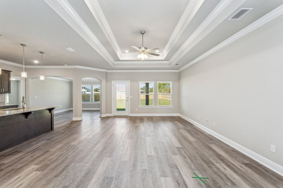 Representative unfurnished interior of a home built from the The Sapphire by Herbst Homes in Prosperity Point, Milton (Image 28).