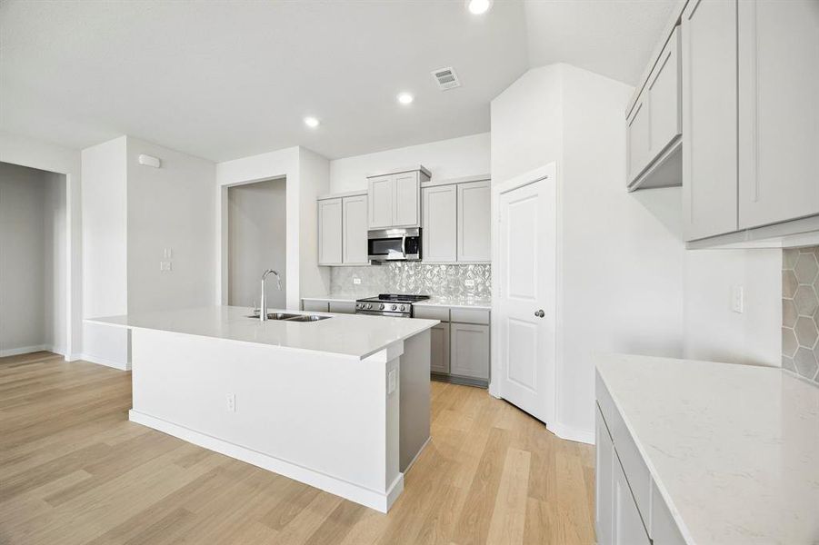 Furnished interior view inside a new home in Mercer Meadows, Royse City (Image 6).