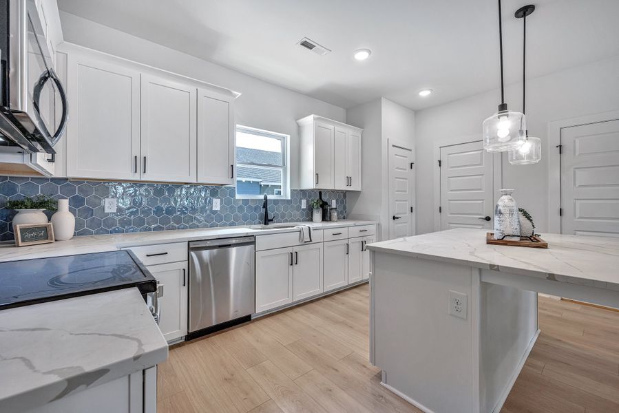 Modern Kitchen With Designer Finishes in The Ingram