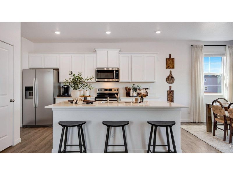 Furnished interior view inside a new home in Prairie Song, Windsor (Image 13).